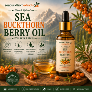 Premium Sea Buckthorn Berry Oil by seabuckthornextracts from Himalayan berries