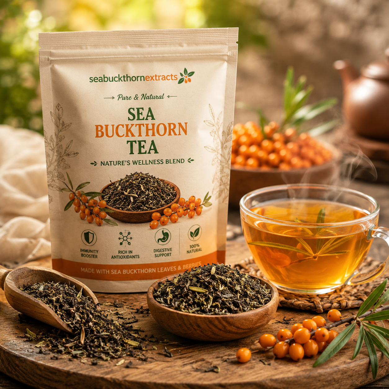 Himalayan Sea Buckthorn products made from premium quality berries